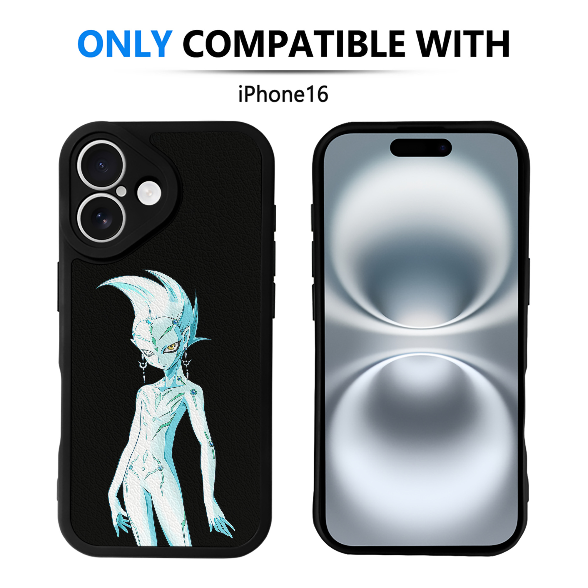 遊☆戯☆王 Yu-Gi-Oh! 【iPhone 16シリーズ対応】シリコンスマホケース（レザー調） 材質：シリコン